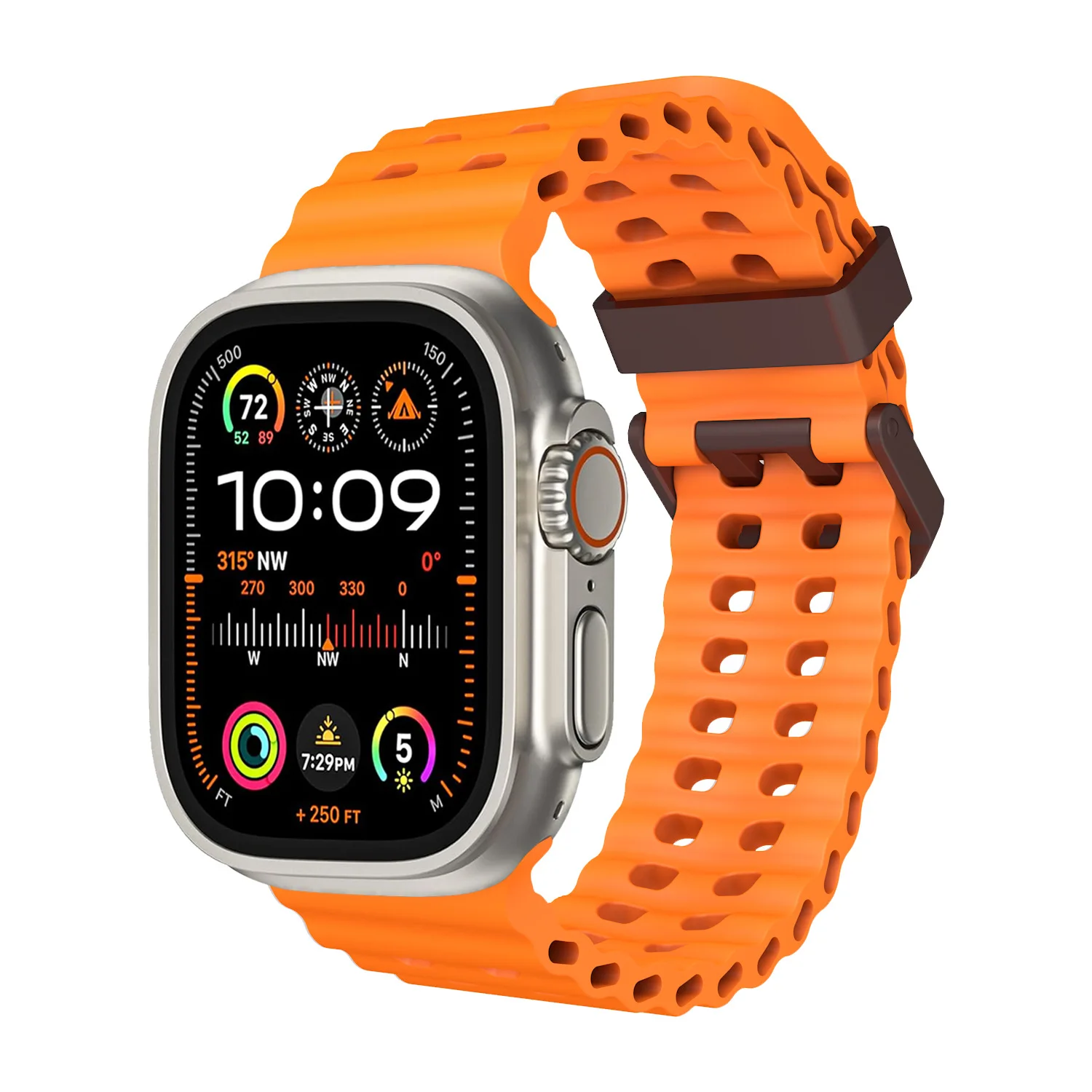 Pasek sportowy do zegarka Apple Watch Band Ultra 2 49 mm 45 mm 44 mm 42 mm Silikonowa bransoletka zamienna Correa do zegarka iWatch Series 9 8 7 6 4 SE