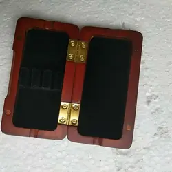 Red And Yelow Oboe Reed Case Excellent Quality Holds 3 Pieces