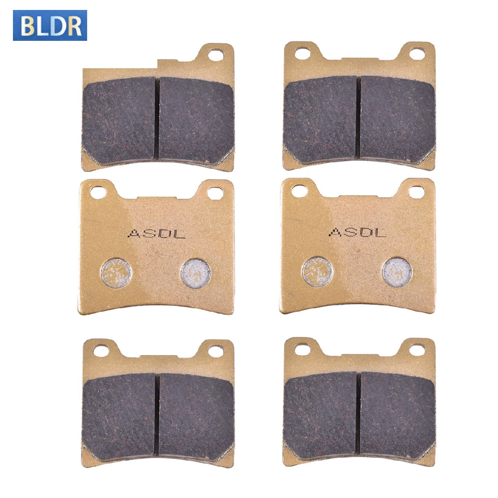 1200cc Motorcycle Front and Rear Brake Pads Set For Yamaha FJ1200 FJ 1200 1985 VMax V-Max 1200 VMX 12 1985-1992 XJ900 FJ1100