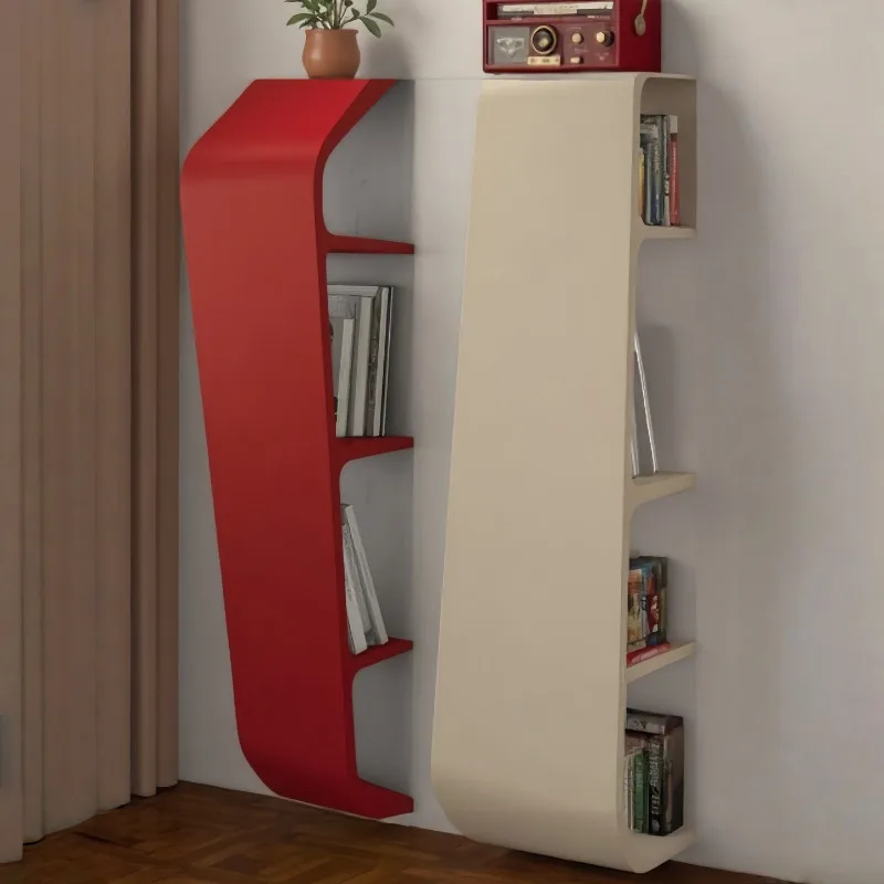 

Painting bookshelf wall-mounted shelf living room wall display rack household simple book cabinet storage rack storage shelf
