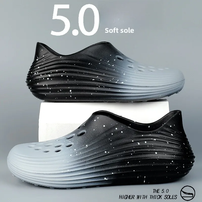 Zapatillas de conducción antideslizantes para hombre, calzado para exteriores, talla grande, sensación para caminar, desodorante, novedad de 2025, verano