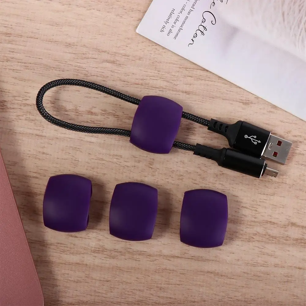 5pcs Cable Management Cable Organizer Simplicity Arrangement Buckle Wire Winder Tidy Multipurpose Cord Clip Kitchen