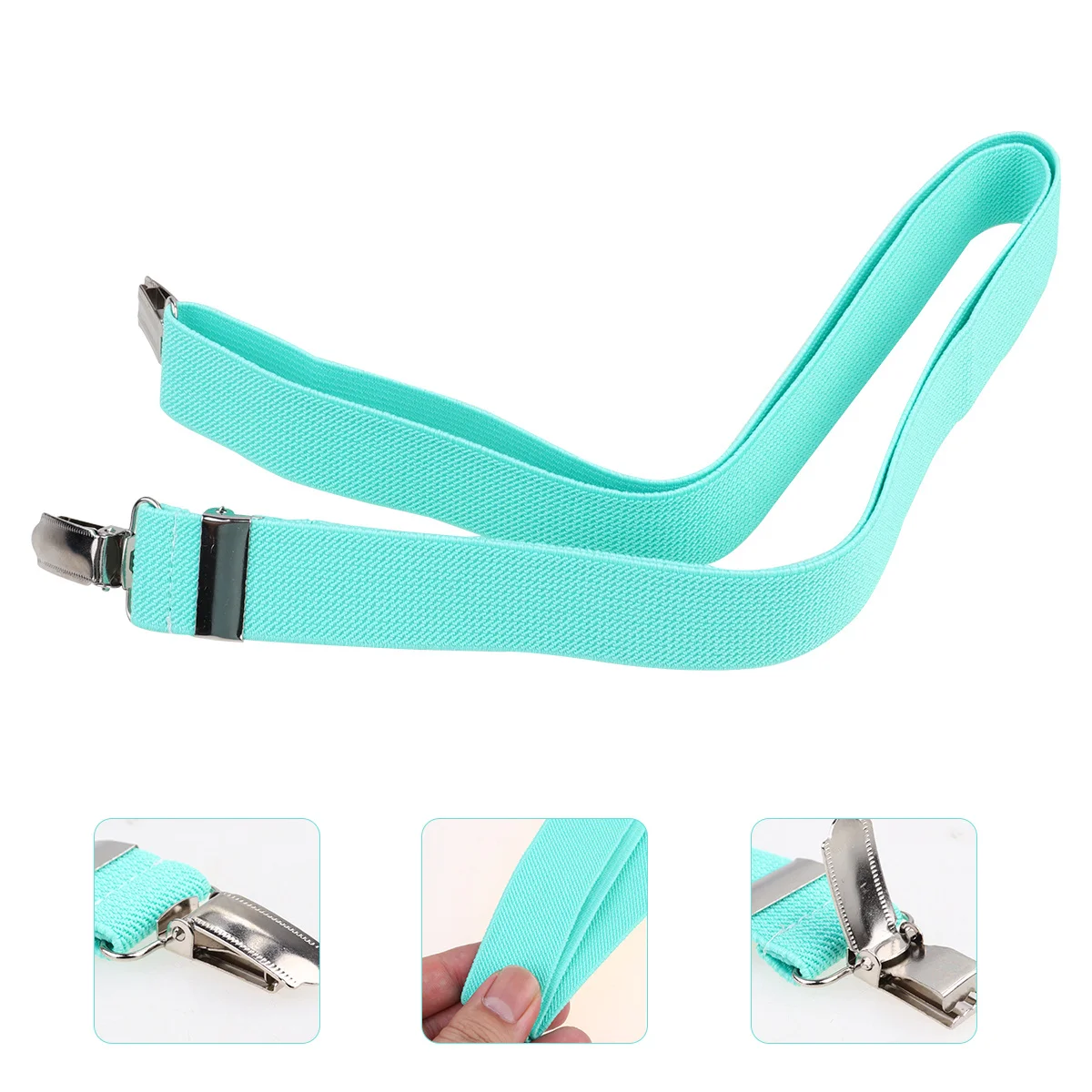 

2Pcs Glove Clip Adjustable Elastic Gloves Holder Hat Hanger Mittens Catcher Outdoor Winter Durable Peppermint Color