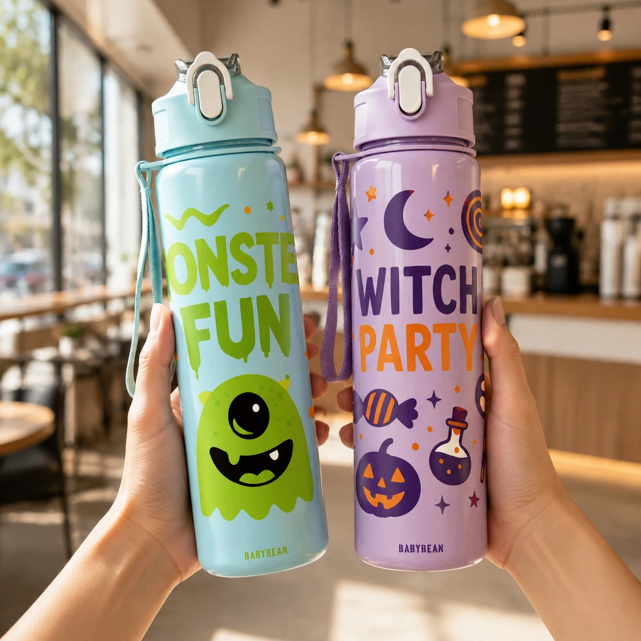 Botol Air Plastik Bergambar Ha - Outdoor Kid Friendly ulasan dan harga