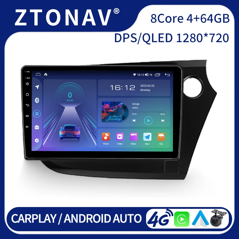 

Android Radio Screen For Honda Insight 2 2009 2010 2011 2012 2013 2014 Car Stereo Media Video Player Headunit Wireless Carplay