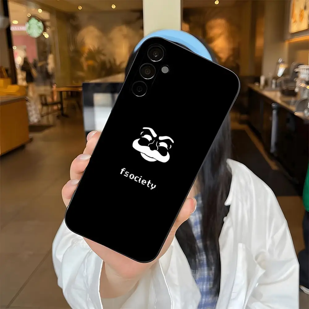 Mr Robot Fsociety Phone Case For Samsung S26 S25 Edge S24 S23 S22 S21 S20 Ultra Plus Fe Galaxy Silicon Cover