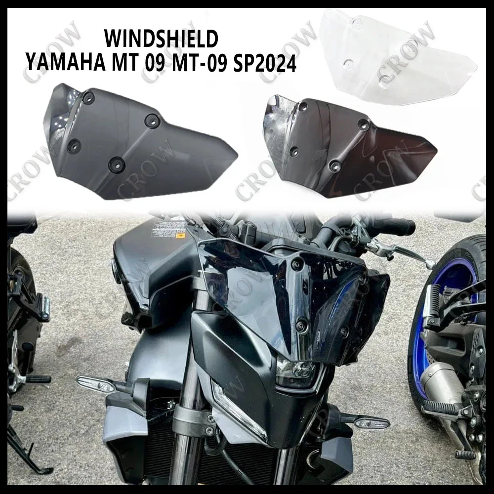 Motorcycle Accessories Front Windshield Wind Deflector Lower Part Of Guide Plate For YAMAHA MT 09 MT-09 SP 2024