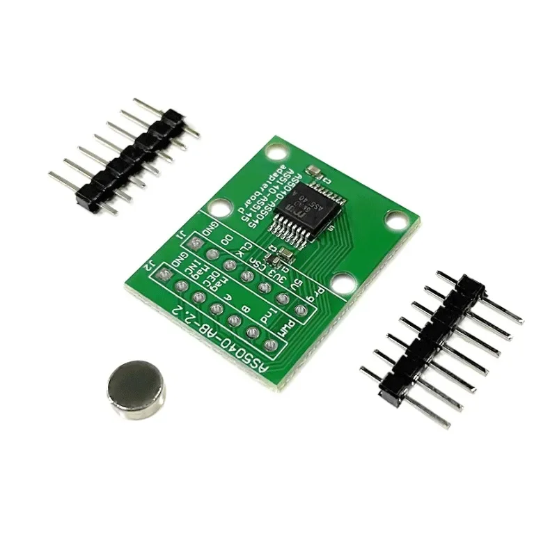 50PCS As5040-ss_ek_ab Programmable Magnetic Rotary Encoder AS5040 Sensor Module Feed Magnet