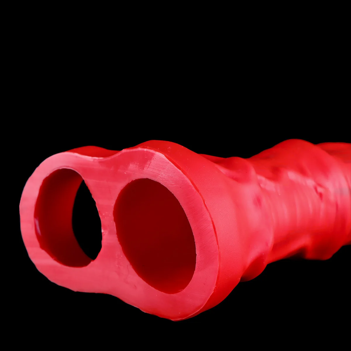 Realistic Horse Cock Sleeve 18+ Men Sex Toys Soft Silicone Hollow Penis Sleeve Condoms Male Dick Bold Penis Enlargement Extender view 4