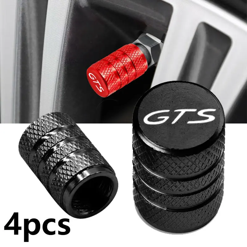 Car Wheel Tire Valve Caps Tyre Stem Covers Airdust Waterproof For Porsche GTS Cayenne Cayman Panamera Macan 911 718 928 901 930