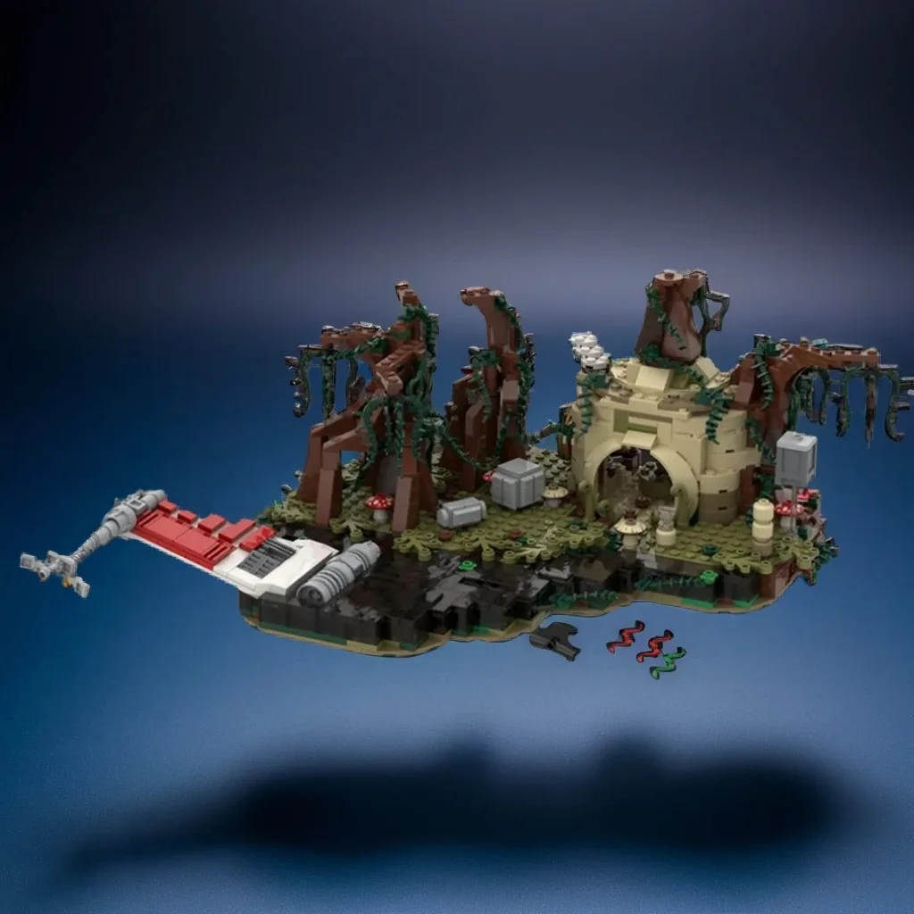 

792 шт. игровой набор «Киоба», звездное тестовое усилитель, тренировочная земля, индивидуальный MOC, образовательная модель «сделай сам», строительные блоки, игрушки на день рождения, подарок