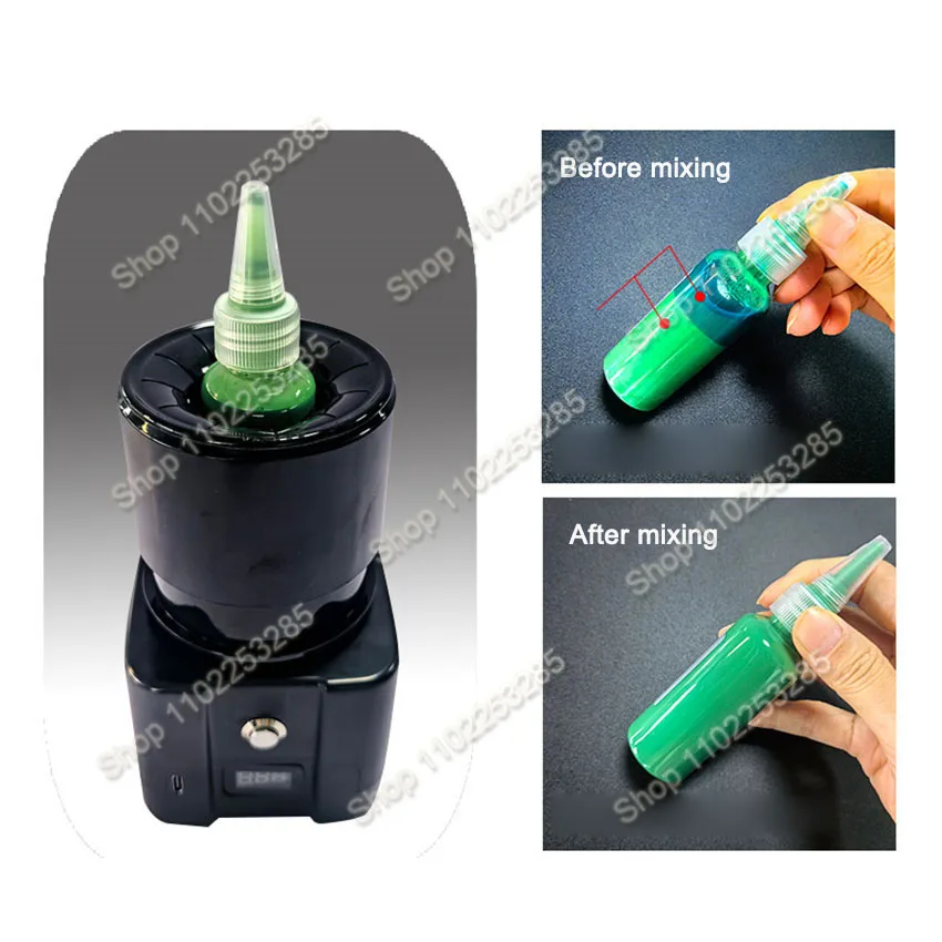 Electric Paint Shaker Machine Small Rechargeable Tool Paint Vibrator Portable Auto Shut-off Hands-Free Shaking Machine