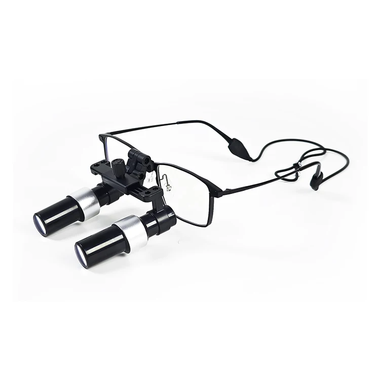 Burite 6.0X Krpler Loupes 6x Loupe de fonctionnement chirurgical PD réglable et loupes chirurgicales avec lumières