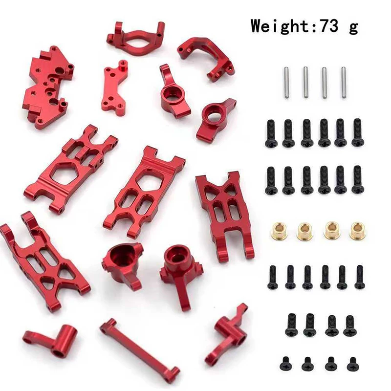 HBX 18859 18858 18857 18856 Metal Upgrade Parts Steering Cup Group Swing Arm C Base Axle Mount Shock Board 1/18 RC Car