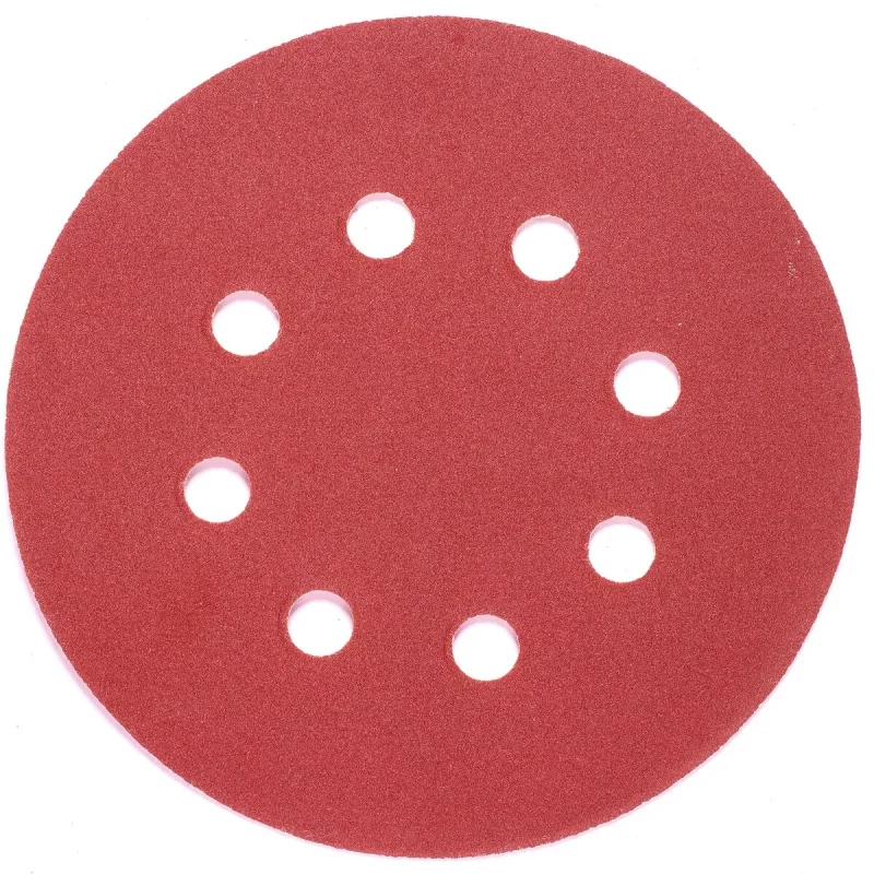 125mm P1500-2000 Orbital Sanding Disc Discs Hook Loop 8 hole Drywall 10 pcs/set 50sets/carton