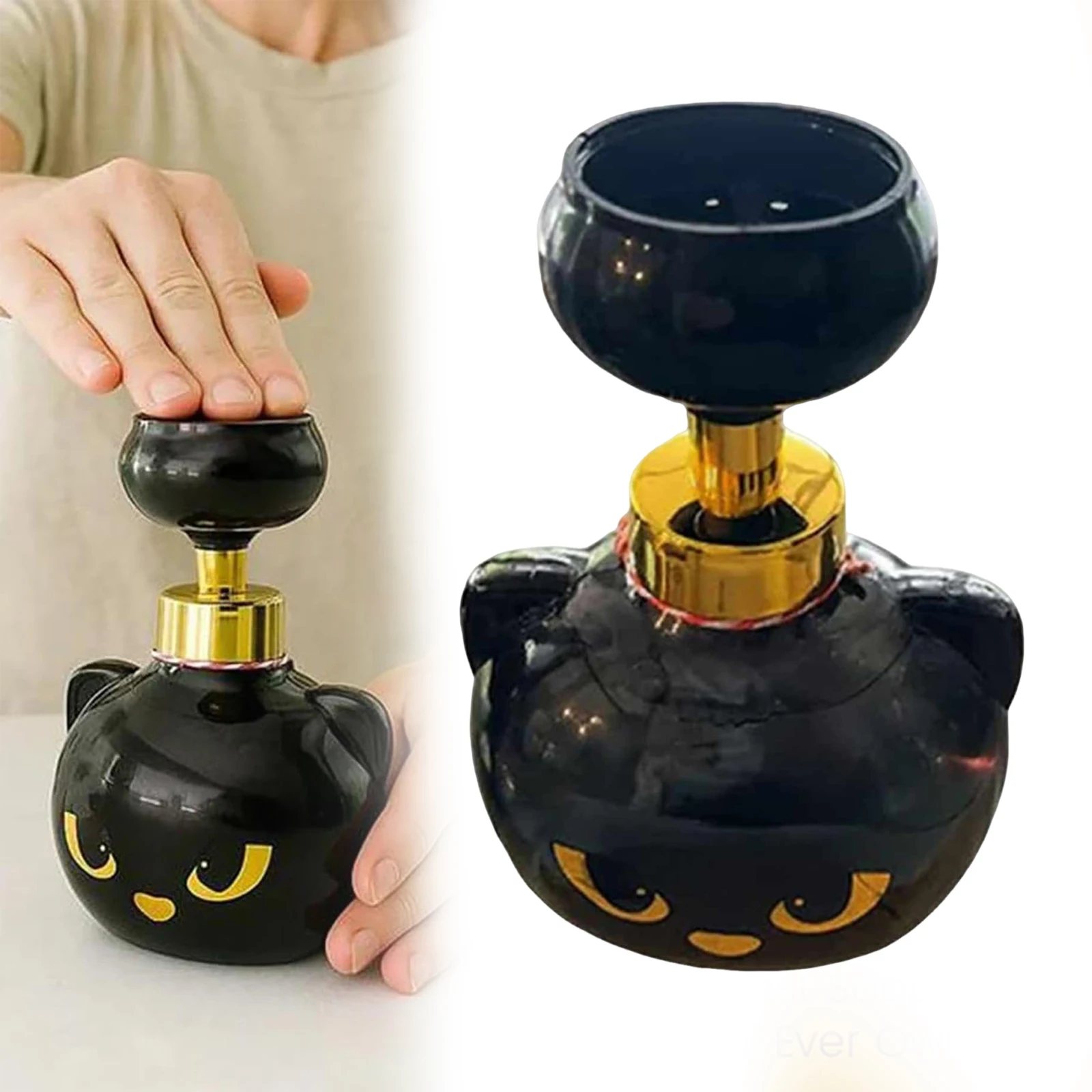 

Cute Cat Paw Foam Soap Dispenser Refillable Foaming Hand Dispensers Creates Paw-Shaped Bubbles for Bathroom Kitchen Office