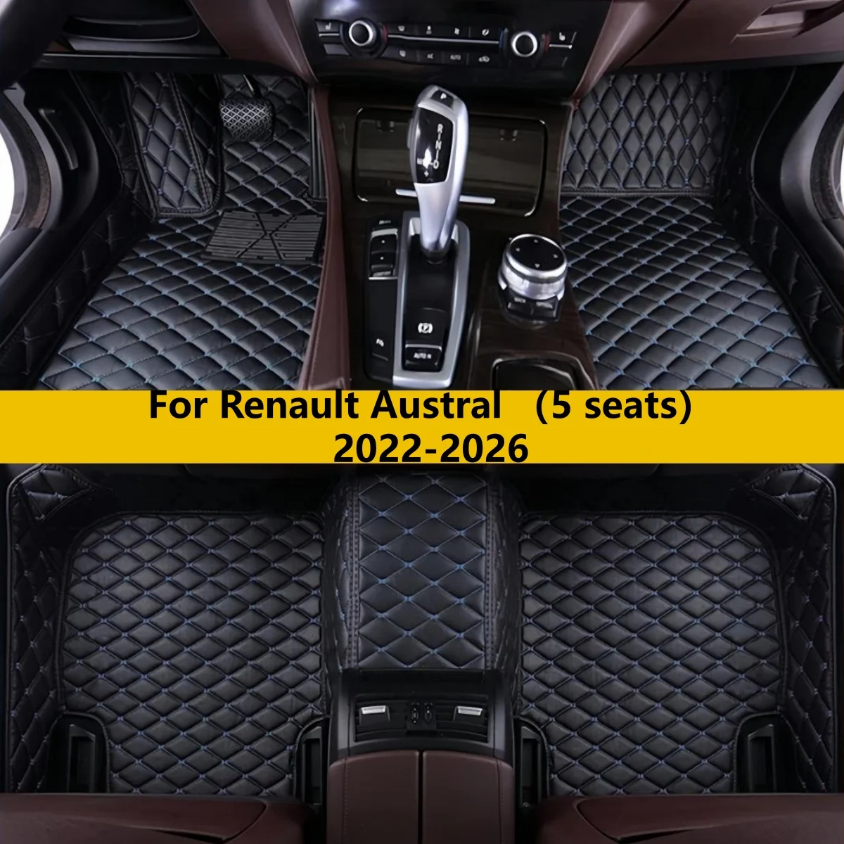 

Car Floor Mats Fit For Renault Austral （5 seats）2022 2023 2024 2025 2026 Waterproof Tapetes Para Carro Car Floor Mats