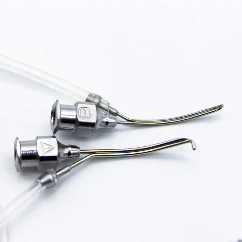 Ophthalmic microinstruments (irrigating needle, irrigator, left and right)