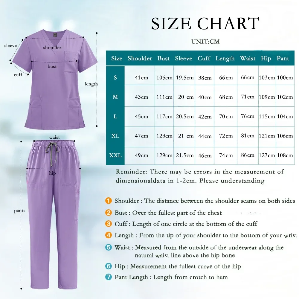 Ensemble de blouses d'infirmière classiques pour hommes, accessoires d'infirmière, uniforme médical chirurgical dentaire clinique, haut et pantalon, vêtements de travail de laboratoire, nouvelle collection