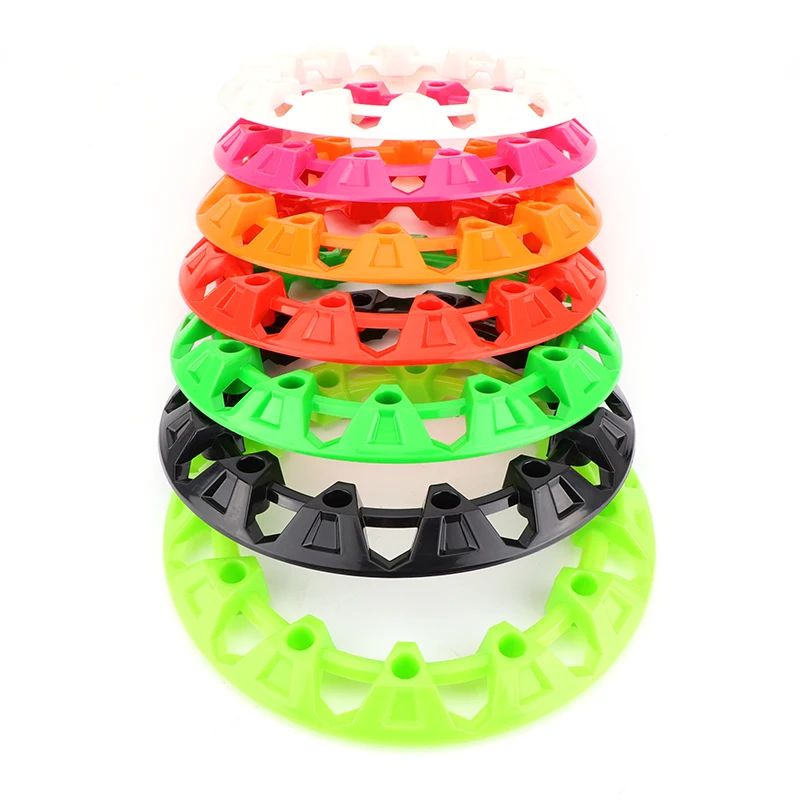 4pcs 8-inch ATV Wheel Trim Hub Protection Decor Rim Cap Universal Vehicle All Terrain Wheel Plastic Cover Fit to 8 inch Wheels image 6