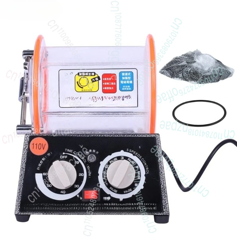 

KT-6808 Мини-полировальный станок емкостью 3 кг Полировщик ювелирных изделий и металла Многофункциональный 110 В 220 В Полировщик ювелирных изделий