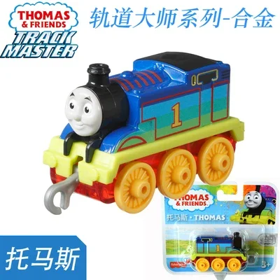 Original Thomas & Friends Trackmaster Train Rainbow Children Toys for Boys Diecast Railway Vehicle Percy NIA Sandy Harold Gift