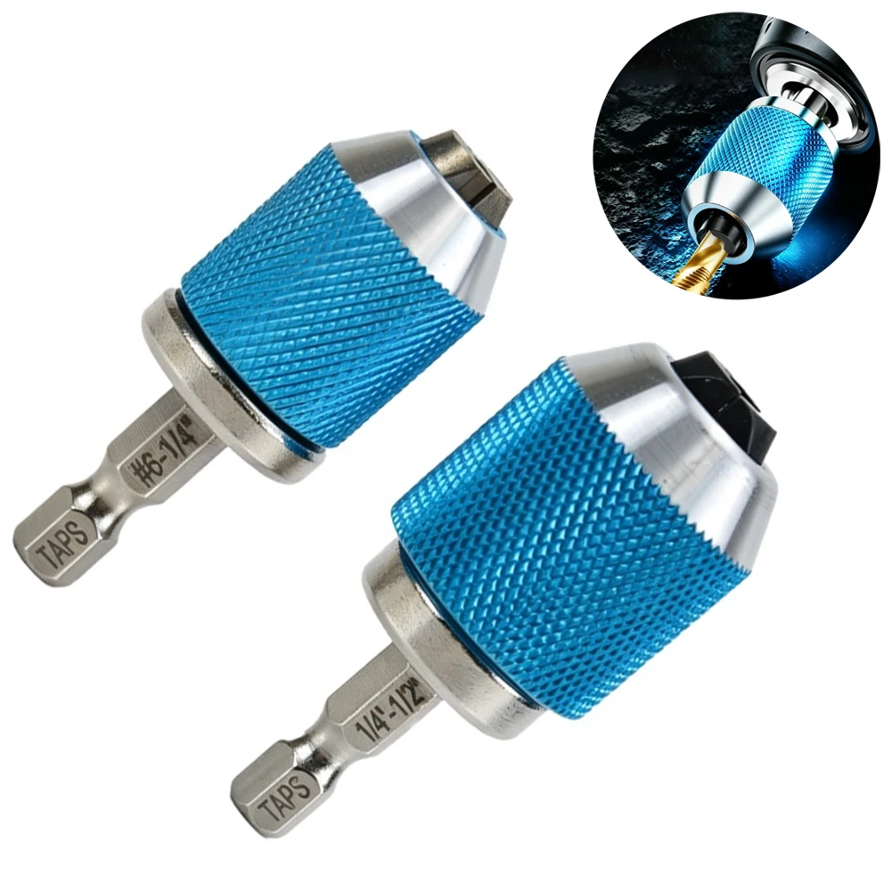 Threading Cutter Grip Holder Thread Sleeve Disassembly Tool 1/4 Socket Adaptor For Electric Drill Mechanical Hardware Accessory
