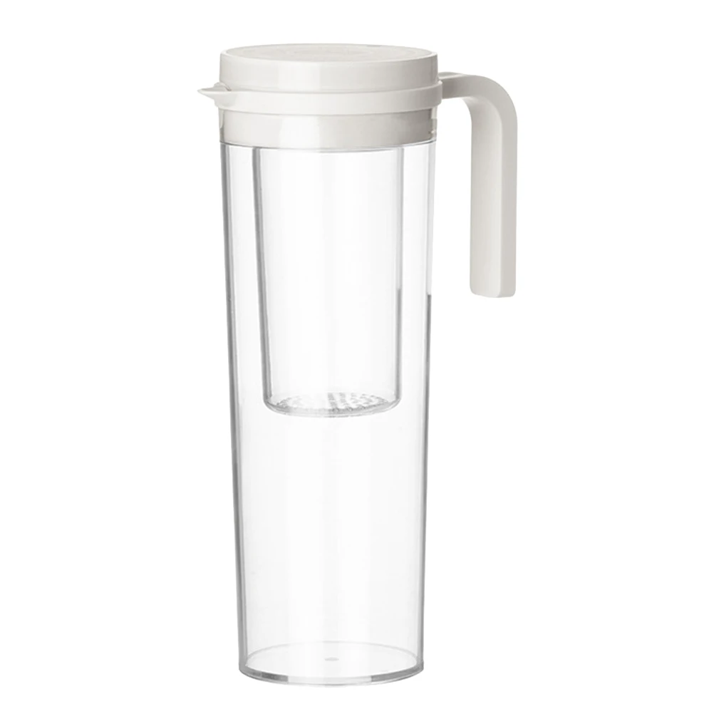 

Large Capacity Water Pitcher Kettle Cooling Hot Cold Beverage Carafe Jug Strainer Fruit Juices Tea Party Drink