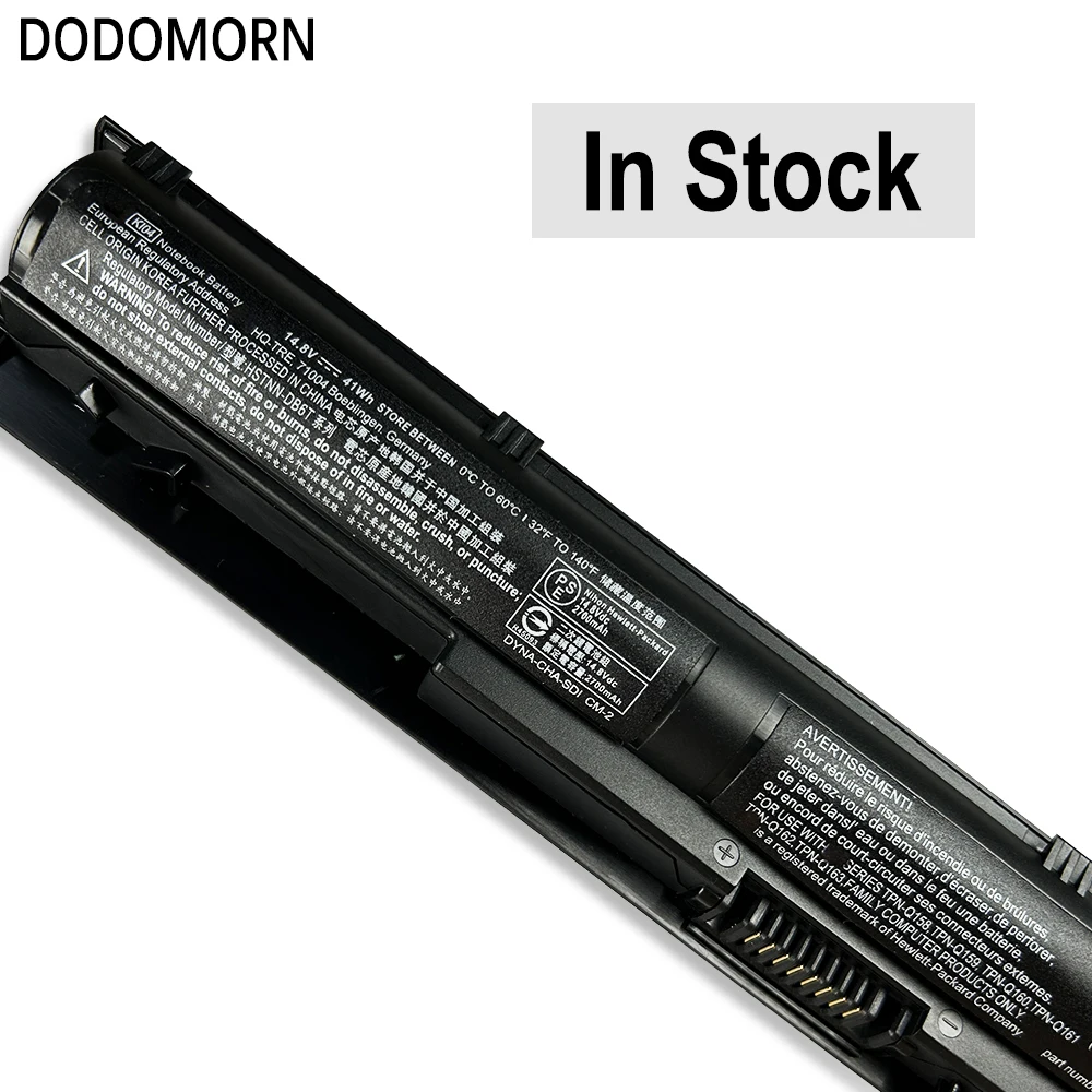 DODOMORN-batería KI04 para ordenador portátil, pila para HP N2L84AA TPN-Q158 Edición Especial 15-an005TX 15-ab292nr 14-ab000 17-g000 800049-001 41WH