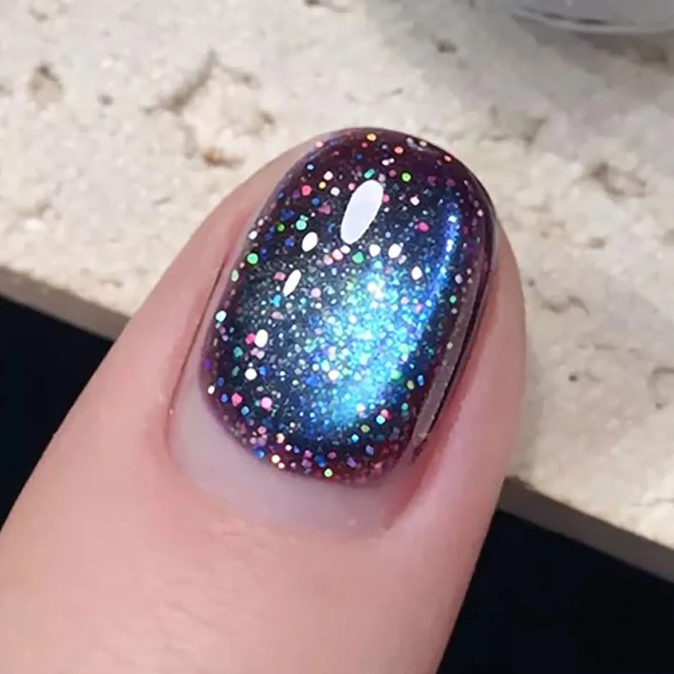 MIANEL 10ML Katzenauge Gel-Nagellack Blau-Lila UV Magnetisch Hochglänzend Neu 2026 Astrologische Tempel-Kollektion