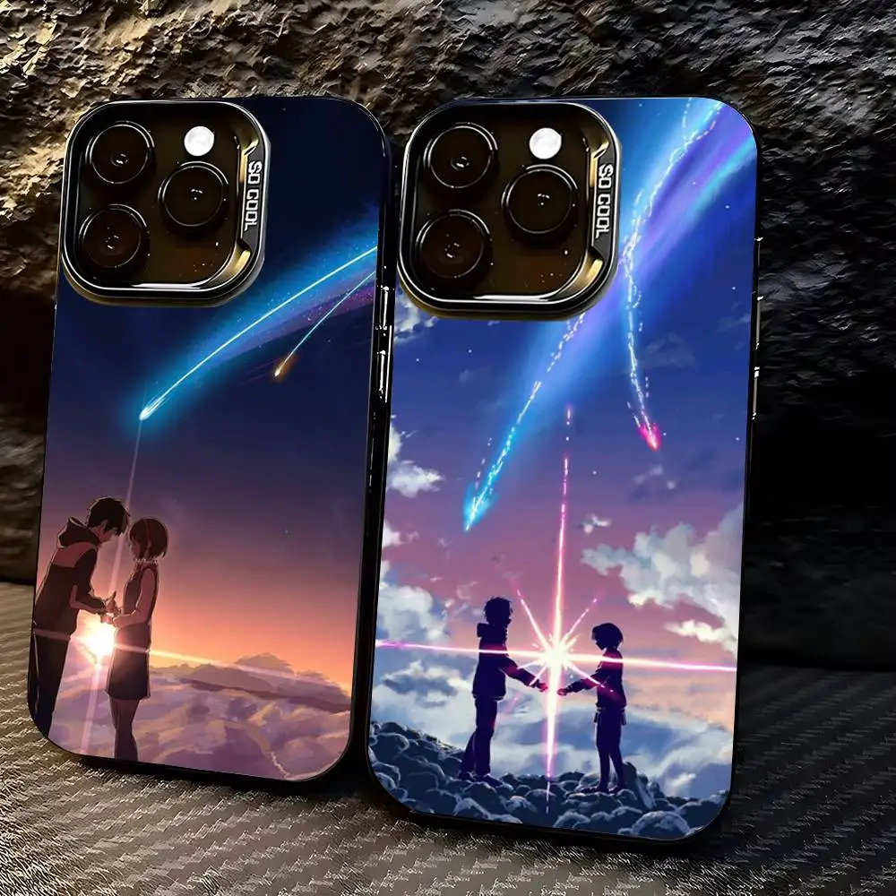 

Anime Y-Your Name Phone Case for iPhone 17,16,15,14,13,12,11,Pro,X,Xs,Max,Plus Shockproof Cover