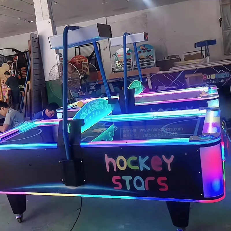 Hockey Stars Air Hockey Table Indoor Game Center Adults Play Coin Operated Amusement Park Tickets Redemption Arcade Game Machine