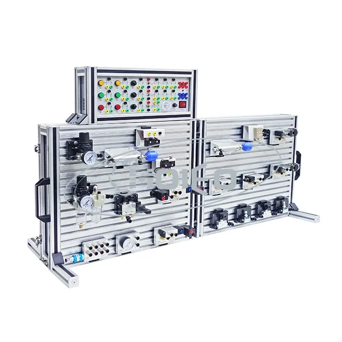 Portable Electro Pneumatics Trainer Educational Equipment for School Pneumatic Training Kit