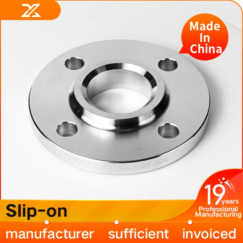 304 stainless steel flange American standard flange HG/T20615 with neck flat welding SO flange 150LB