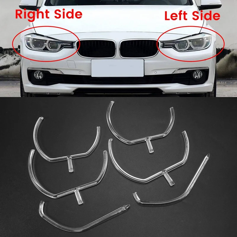 For Bmw 3 Series F35 2016-2018 Headlight DRL Daytime Running Lights Light Guide Plate Daytime Running Strip