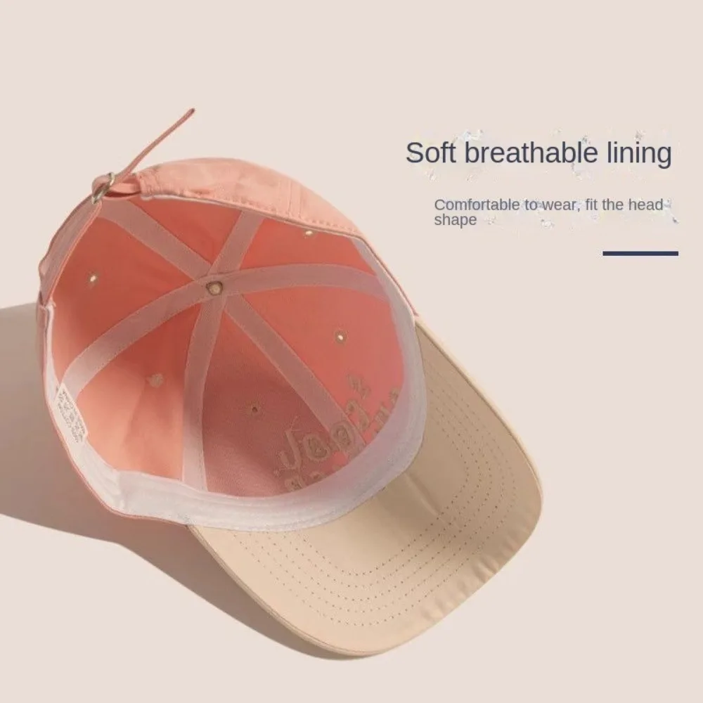 

Fashion Contrasting Color Children Baseball Hat Embroidery Sun Shading Hat Duckbill Hats For 2-7Year Boys Girl