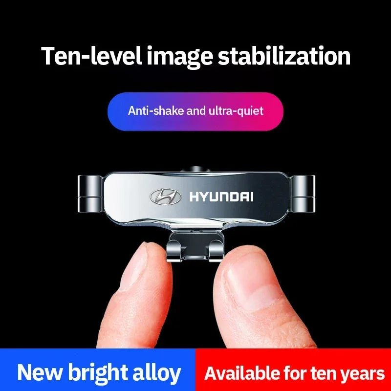 حامل هاتف محمول دوار للسيارة Hyundai i10 i20 i30 i40 ix20 ix35 ix55 Veracruz Creta Venue Veloster HB20 Getz Terracan #4