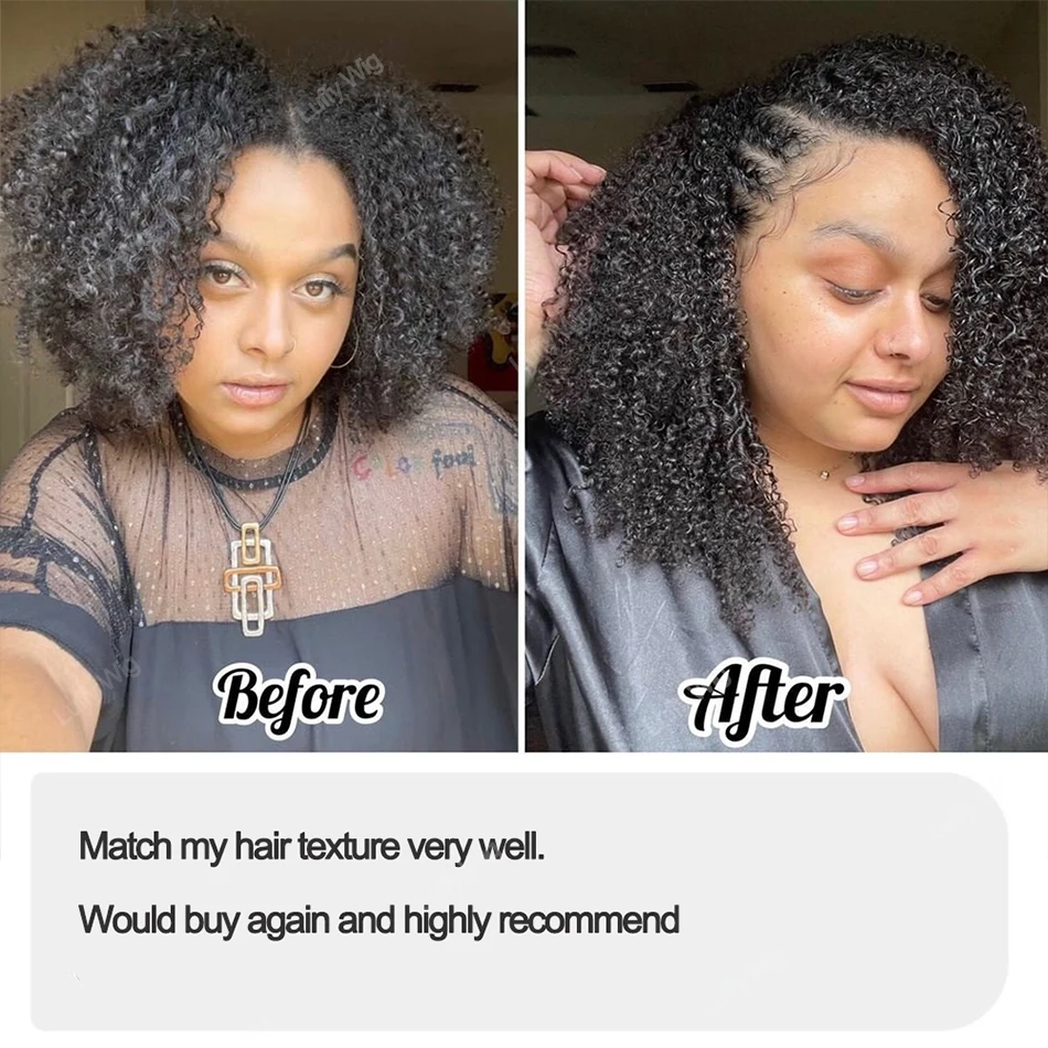 Extensions de cheveux afro crépus bouclés pour femmes noires, vrais cheveux humains mongols Remy ktHair, I Tip