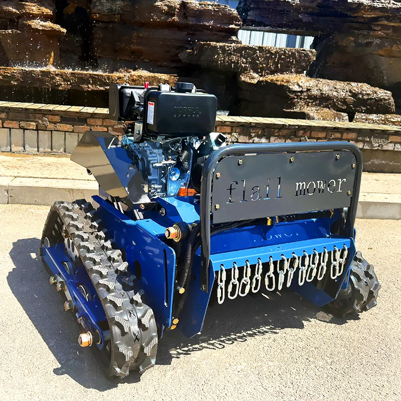 맞춤형 고품질 농업용 원격 제어 전지형 플레일 모어