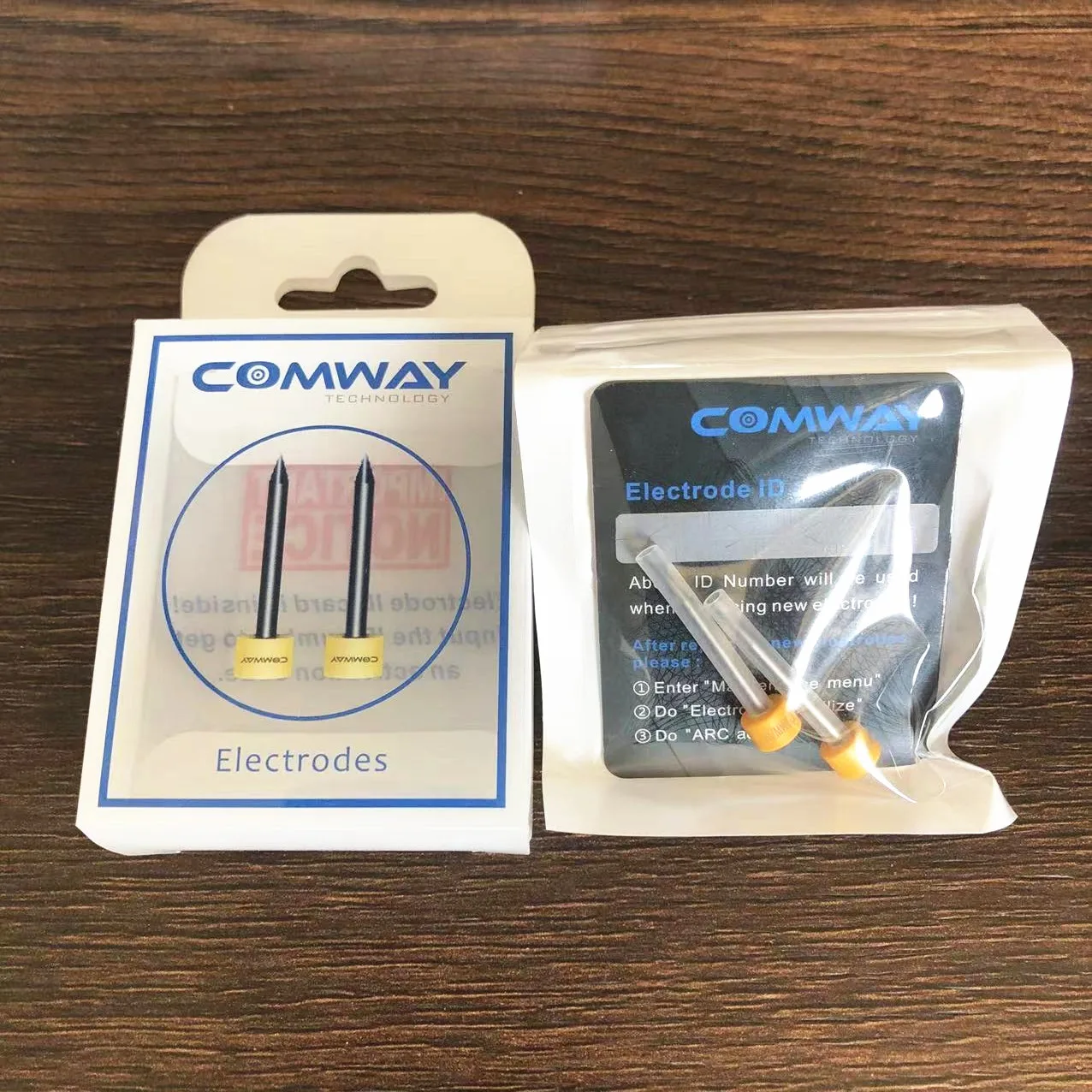 COMWAY-varilla de electrodo empalmador de fusión de fibra, con número de serie de código de verificación, A3, A4, C5, C6, C8, C9, C10, original