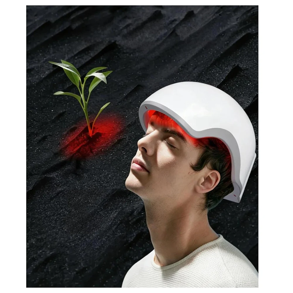 ABUD-Stress Reduction, Thinning Scalp Relief For Anti-Hair Loss, 700Nm LED Photon Scalp Care Growth Hair Regrowth Device