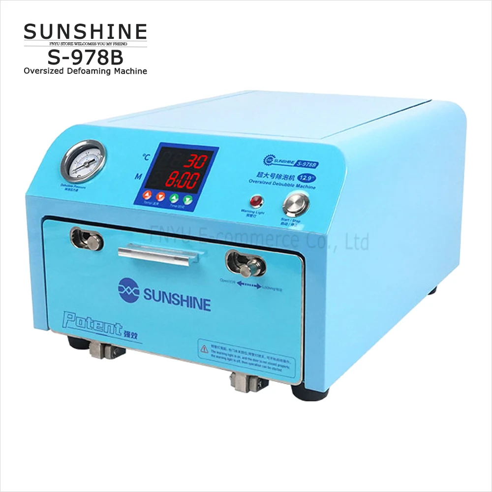 

Defoaming Machine SUNSHINE S-978B Oversized Suitable For Curved Screen Flat Screen Flat Screen Under 12.9 Inches Etc