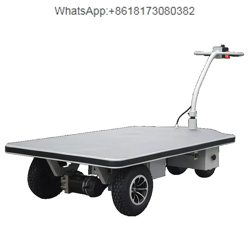 

Portable 400kg new electric handcart double scissor lift