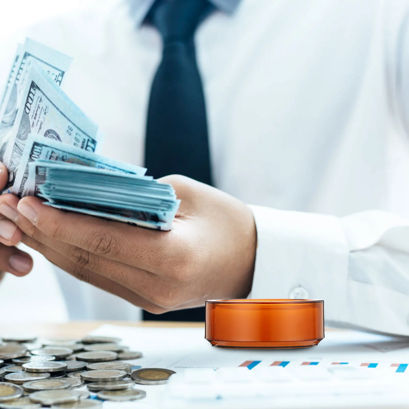 8Pcs Finger Wet Sponge Counting Tool Soft Fingertip Moistener for Financial Bank Teller Use Finger Wet Sponge