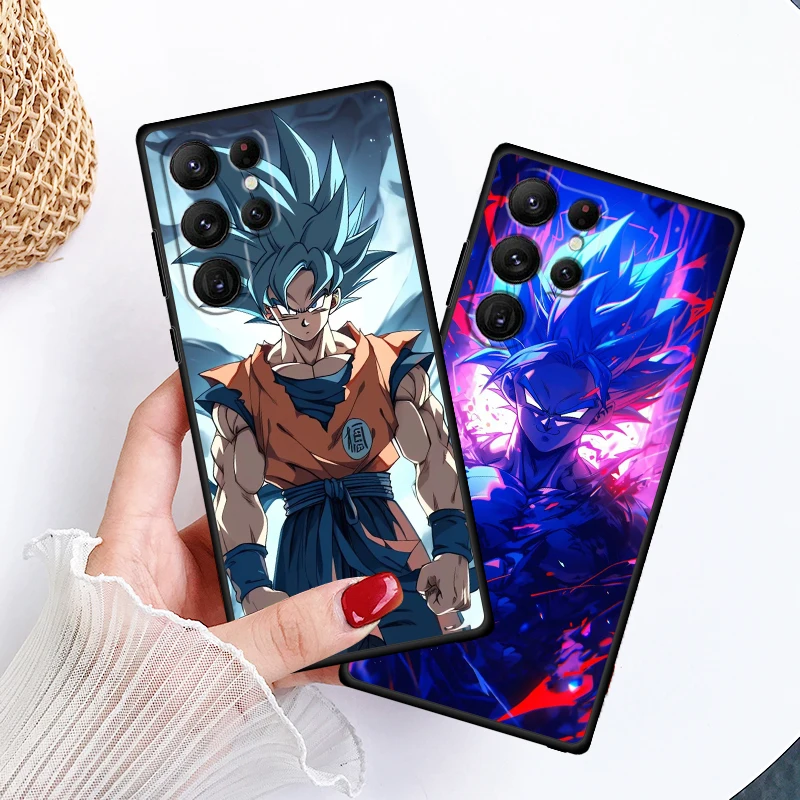 Trend D-Dragon Ball Z Cool For Samsung Galaxy S24 S23 S22 S21 S20 FE S10 S10E Plus Ultra Pro Lite 5G Black Back Phone Case