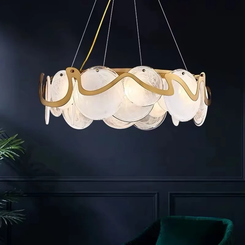 

Modern Clouds Glass Pendant Lights Home Luxury Decoration Living Dining Room Lighting Chandelier Indoor Hanging Lights Fixtures