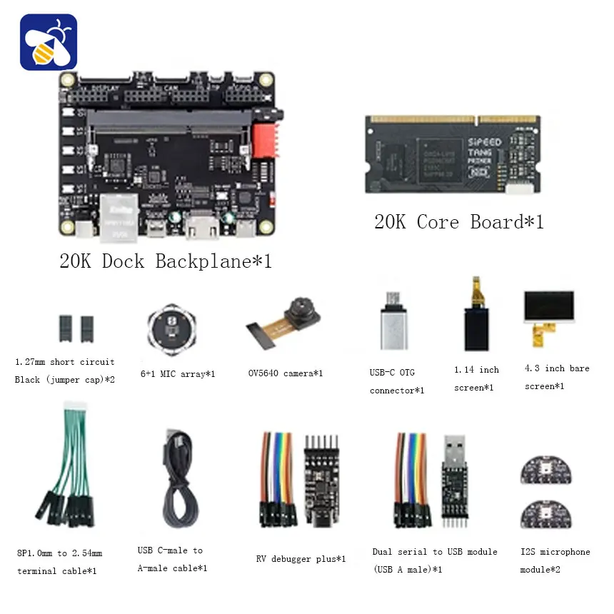 

Sipeed Tang Primer 20K High Cloud FPGA Core Board Learning Board Verification Board Expansion Edition