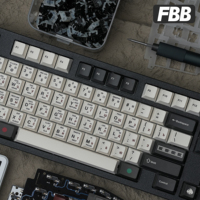 FBB Keycaps KPOK Style PBT Russian Language Customized Mechanical Keyboard Keycap MX Switches 60% 75% 80% 96% 100% Etc