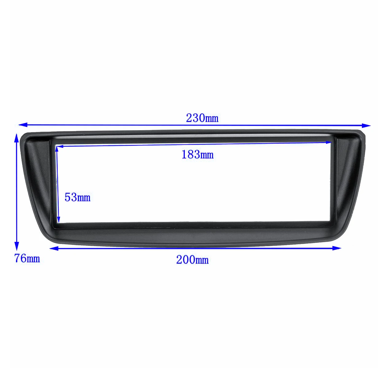 Car Stereo Radio Fascia Painel Placa Kit Guarnição, quadro para Citroen C1, Toyota Aygo AT, Peugeot 107, 1 Din