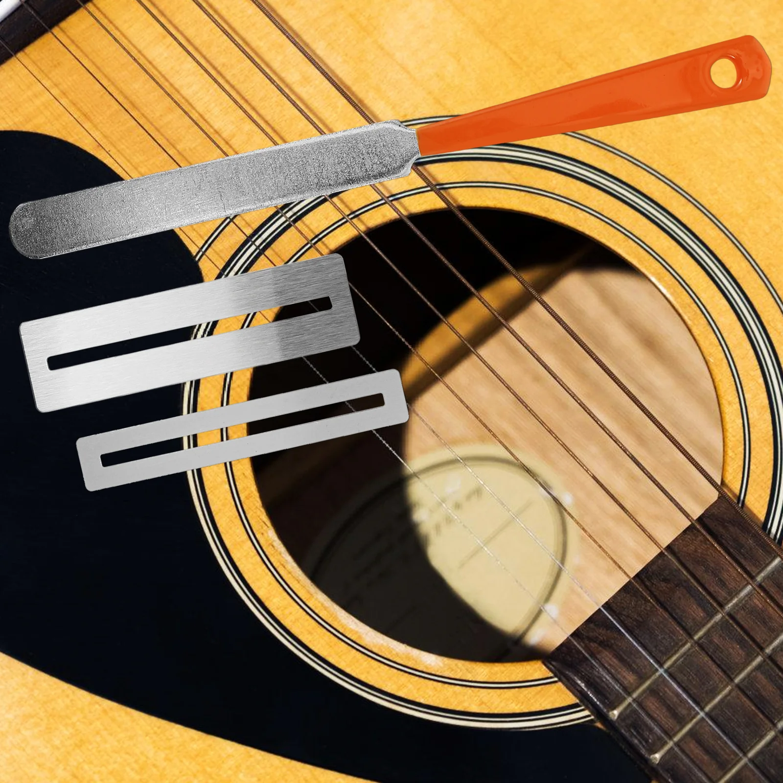 

Fret End File Guitar Polishing Kit Grinding Acoustic Accessory Fingerboard Guards Accessories